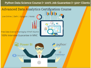 Best Data Science Course in Delhi, Saket, Free R, Python & Machine Learning Classes, Free Demo, 100% Job Guarantee